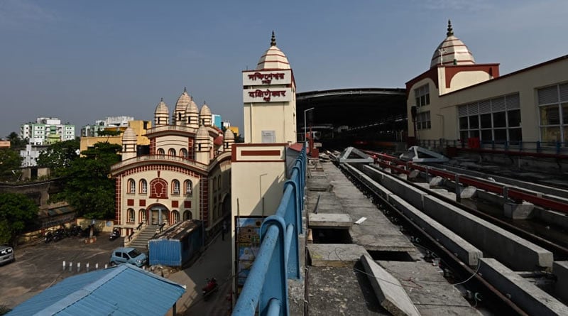 Metro rail project connecting Dakshineswar Kali Temple to city in limbo | Sangbad Pratidin