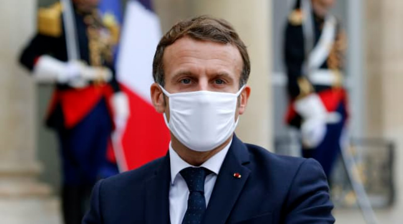 French President Emmanuel Macron slapped in the face | Sangbad Pratidin