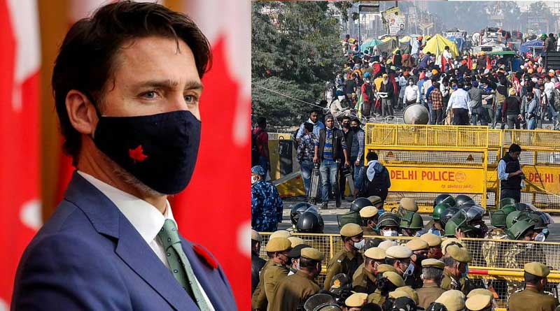 Bengali news: Canadian Prime Minister Justin Trudeau backing Indian farmers agitations | Sangbad Pratidin