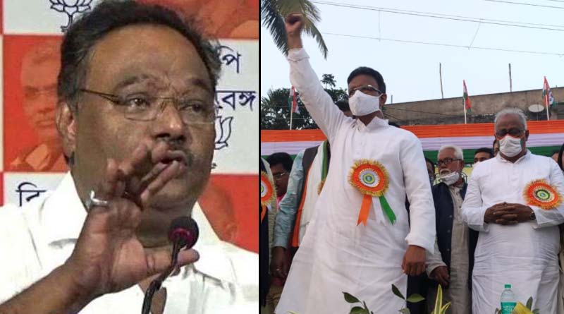‘কয়েকমাস পরেই গান গাইবে একটু জায়গা দাও মা মন্দিরে বসি’, ফিরহাদকে খোঁচা শমীকের