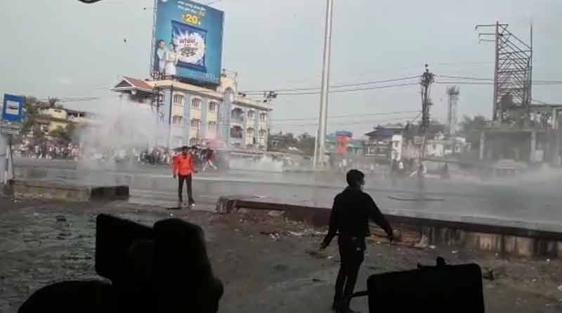 Police-BJP clash in siliguri