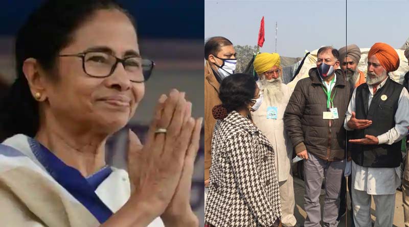 Bengal CM Mamata Banerjee speaks with protesting farmers through phone | Sangbad Pratidin