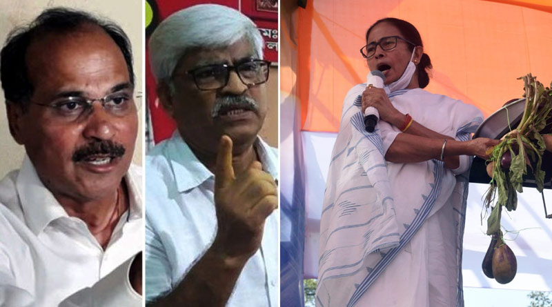 বিজেপি, কংগ্রেস ও বাম জোট বেঁধে কাজ করছে, মুখ্যমন্ত্রীর অভিযোগের কী জবাব দিলেন অধীর-সুজন?