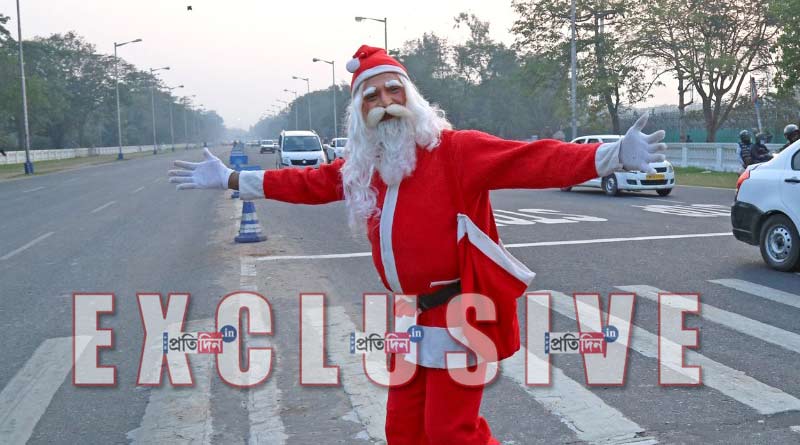 Christmas 2020: Kolkata Santa Claus artist not getting enough work due to COVID-19 situation | Sangbad Pratidin