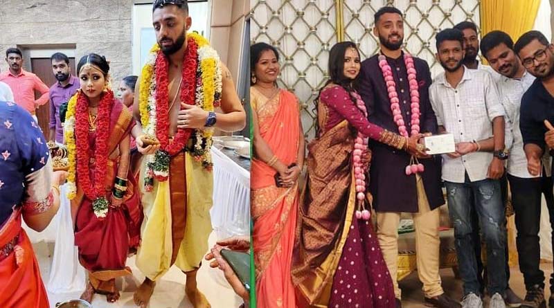 বিবাহ আসরেই স্ত্রী’র সঙ্গে খেলায় মত্ত বরুণ চক্রবর্তী! নবদম্পতির ভিডিও পোস্ট করল KKR