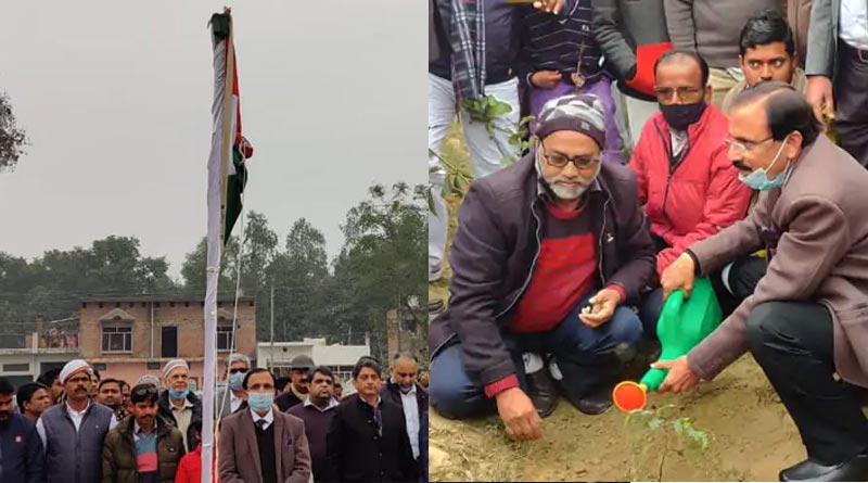 Ayodhya Mosque Work Starts On Republic Day With Tricolour Hoisting | Sangbad Pratidin