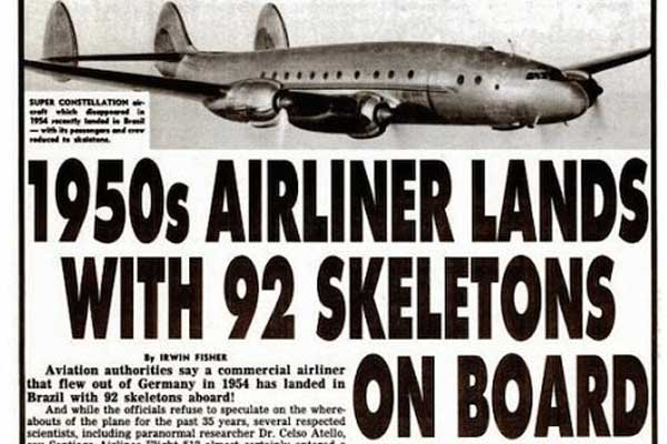 Mystery Of Santiago Flight 513 That ‘Disappeared’ In 1954, Only To Land In 1989 With Skeletons