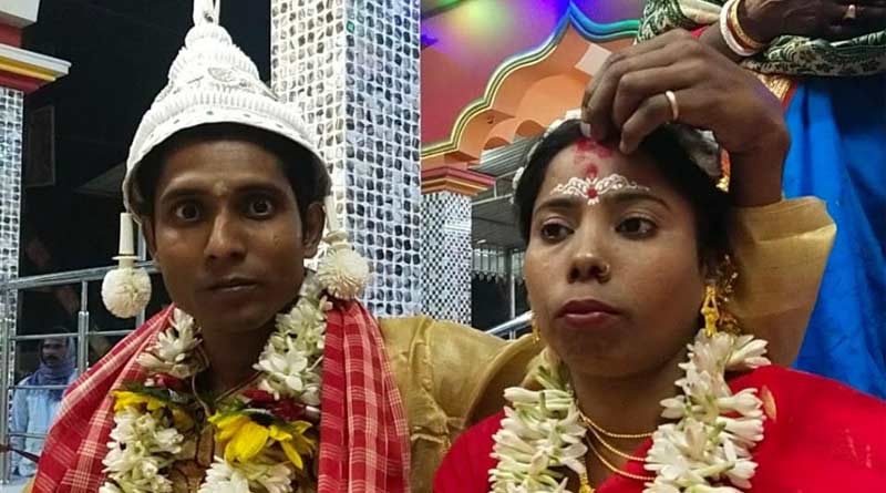 ভালবাসার কাছে হার মানল প্রতিবন্ধকতা! বিয়ের পিঁড়িতে নদিয়ার দীপঙ্কর-কাকলি