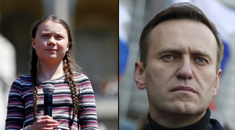 Greta Thunberg, Kremlin Critic Alexei Navalny nominated for Nobel Peace Prize this year |SangbadPratidin