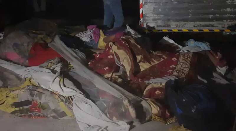 15 dead, 6 injured after truck runs over labourers sleeping on footpath in Gujarat’s Surat | Sangbad Pratidin