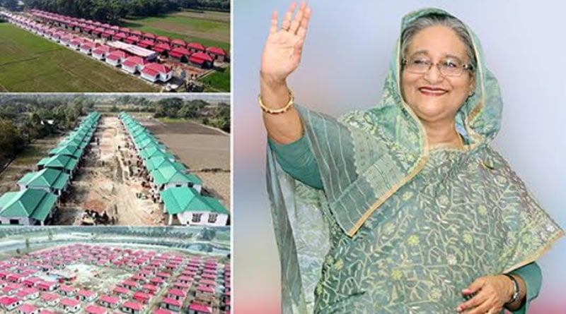 Bangla news: No bigger festival than giving new homes to the homeless, says Hasina | Sangbad Pratidin