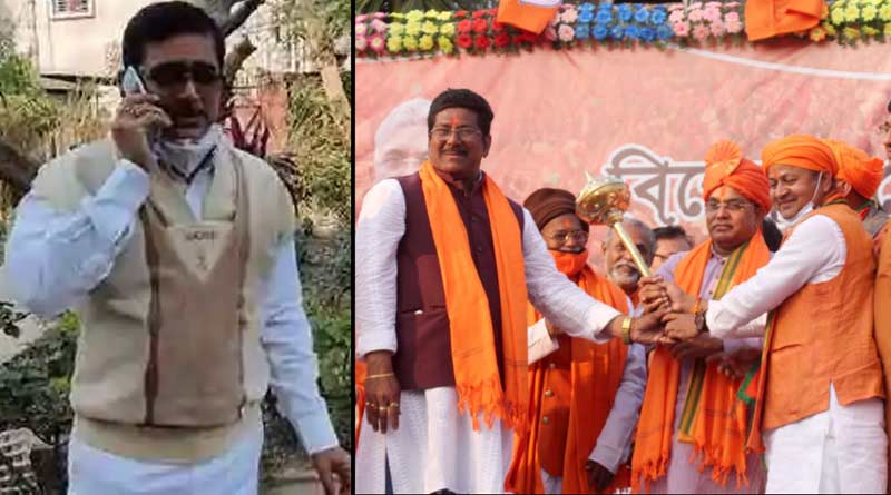 দিলীপ ঘোষের সভায় ‘অপমান’, বিজেপিতে যোগ না দিয়ে কান্নাকাটি করে মঞ্চ ছাড়লেন তৃণমূল নেতা