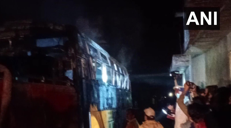 হাই ভোল্টেজ তার থেকে অগ্নিসংযোগ, রাজস্থানে পুড়ে ছাই যাত্রীবোঝাই বাস, মৃত ৬