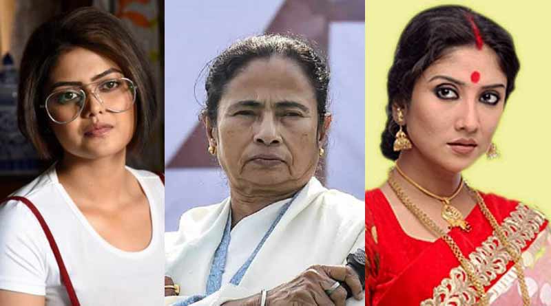 CM Mamata Banerjee speaks for Saayoni Ghosh and Debolina Dutta at Pursura | Sangbad Pratidin