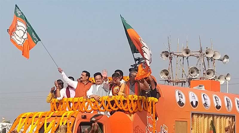 BJP's JP Nadda takes jibe at Abhishek Banerjee at Birbhum rally | Sangbad Pratidin