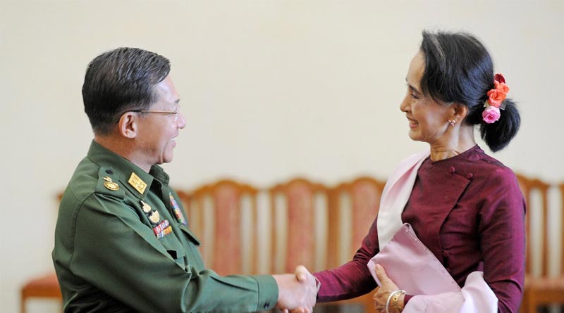 Myanmar army chief Min Aung Hlaing says coup was 'inevitable' | Sangbad Pratidin