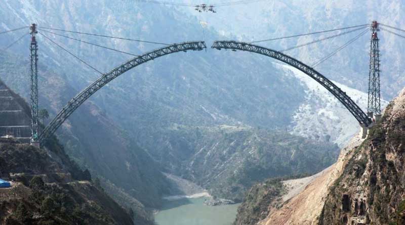 Piyush Goyal updates on 'world's highest' rail bridge which connecting Kashmir to the rest of India | Sangbad Pratidin