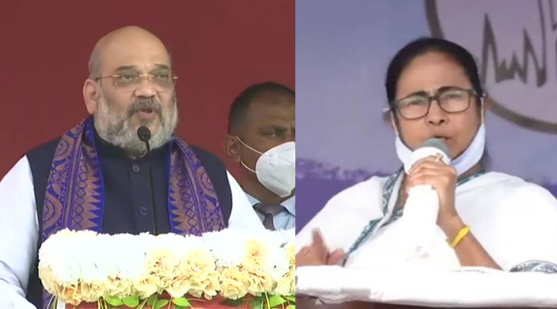 ‘কোথায় দাঁড়াবেন বুঝতে পারছেন না’, নন্দীগ্রামে প্রার্থী হওয়া নিয়ে মমতাকে খোঁচা শাহর