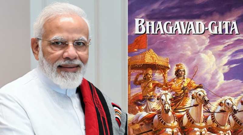 নয়া উপগ্রহের মাধ্যমে মহাকাশে মোদির ছবি এবং ভগবত গীতা পাঠাচ্ছে ISRO
