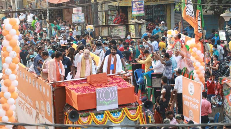 মেদিনীপুরে ‘শাহি’ রোড-শো, উৎসাহী জনতার ভিড়ে আরও উদ্দীপ্ত গেরুয়া শিবির