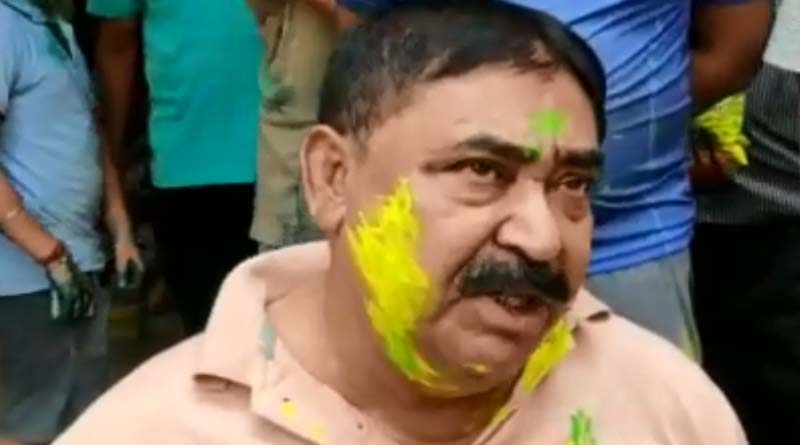 TMC leader Anubrata Mandal is upset in Holi | Sangbad Pratidin