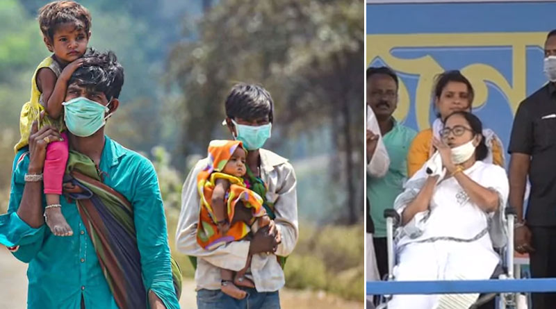 ‘কাজের জন্য বাইরে থাকলেও ঘরে ফিরুন’, সরাসরি পরিযায়ী শ্রমিকদের ভোট চাইলেন মমতা
