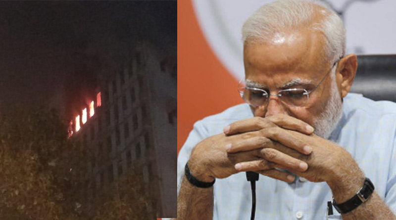PM Narendra Modi approved ex-gratia Rs 2 lakhs each for the family who lost lives in rail HQ fire in Kolkata | Sangbad Pratidin