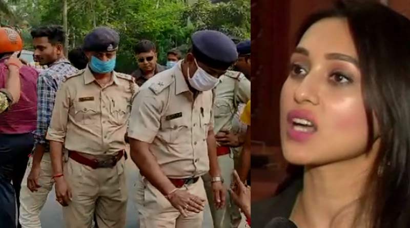 তৃণমূল-বিজেপি কাজিয়ায় উত্তপ্ত ভগবানপুর, রোড শো করতে পারলেন না মিমি