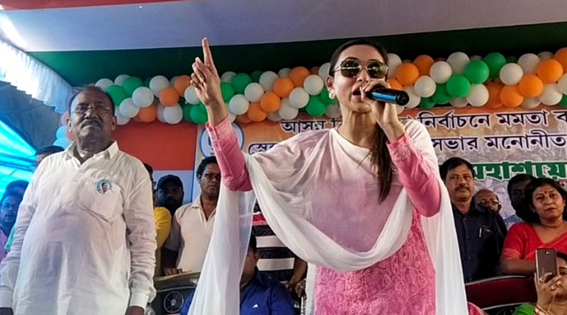 প্রচারে বেরিয়ে পায়ে আঘাত তৃণমূল সাংসদ মিমির, যন্ত্রণা নিয়েই করলেন জনসভা