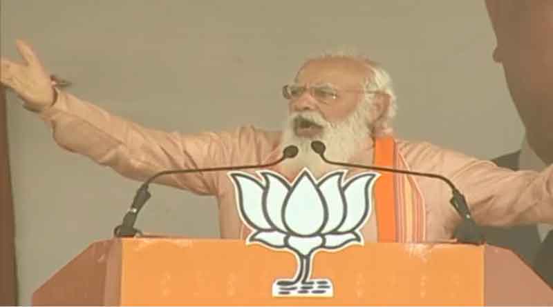 জঙ্গলমহলে রামনামই ব্রহ্মাস্ত্র মোদির, খুঁচিয়ে তুললেন জাতীয়তাবাদ ইস্যুও