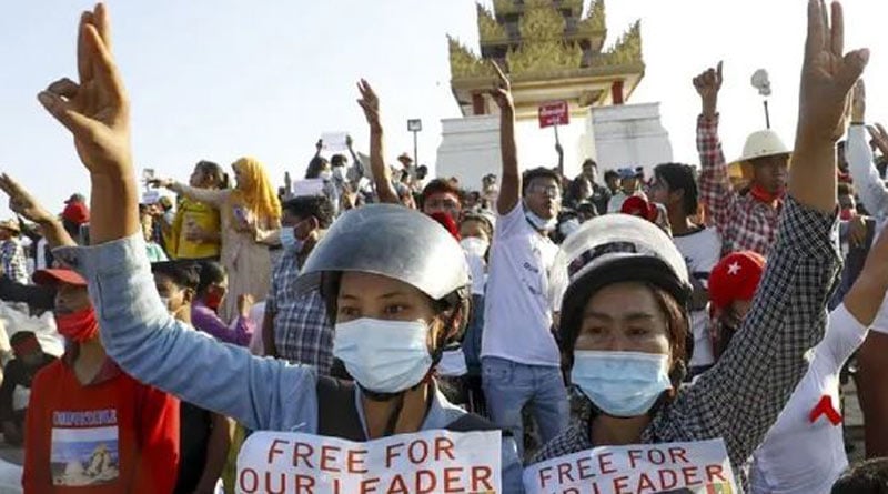 Seven protesters shot dead in Myanmar | Sangbad Pratidin