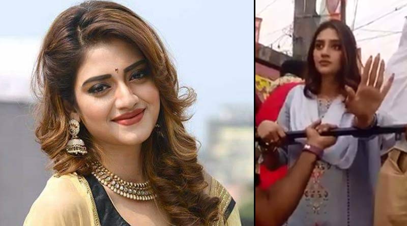 Assembly Polls 2021 : Nusrat Jahan refused to campaign for party, video goes viral | Sangbad Pratidin