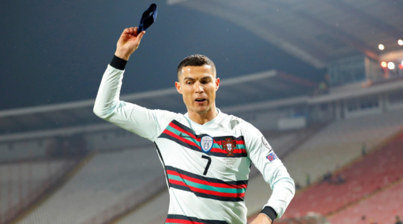 Cristiano Ronaldo storms off pitch, throws armband on ground in protest after last-minute goal disallowed | Sangbad Pratidin