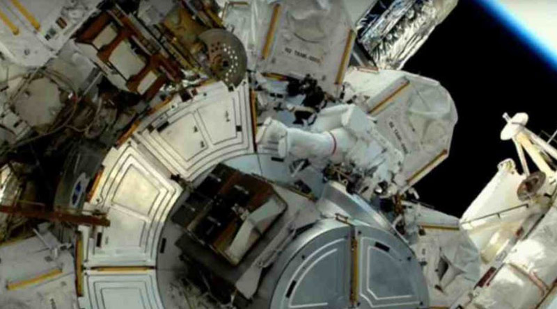 NASA has shared a video of US astronauts who were seen walking in space | Sangbad Pratidin