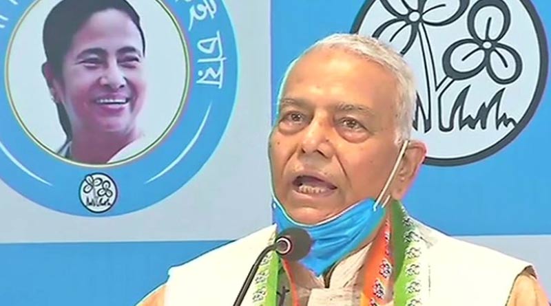 Former BJP leader Yashwant Sinha has been appointed as its vice president of TMC |Sangbad Pratidin
