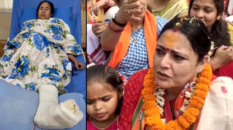 Agnimitra Paul worships for CM Mamata Banerjee's recovery | Sangbad Pratidin