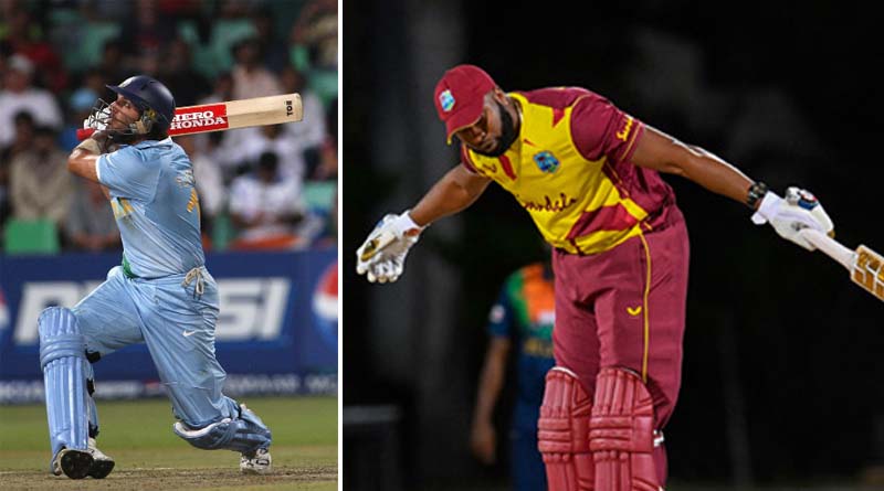 Kieron Pollard slams 6 sixes in one over to Sri Lanka's hat-trick boy Akila Dananjaya, does a Yuvraj Singh | Sangbad Pratidin