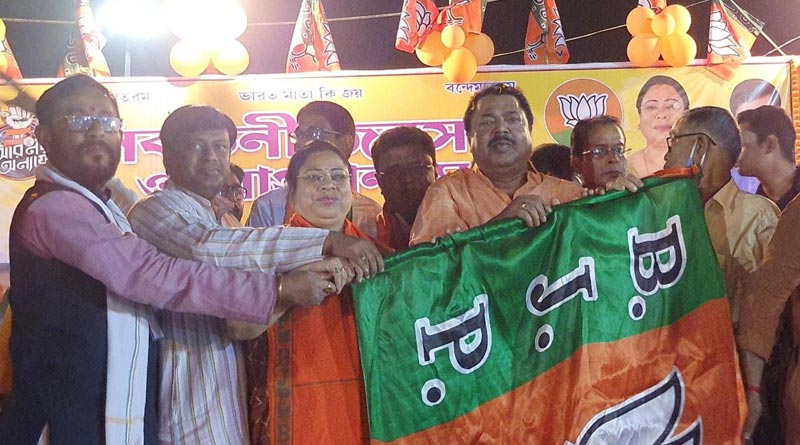 TMC MLA Amal Acharjee joins BJP ahead of WB Assembly Elections | Sangbad Pratidin