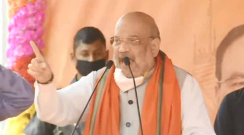 WB Assembly Polls 2021: Amit Shah claims BJP will win 122 seats in first five phases of Election of Bengal | Sangbad Pratidin