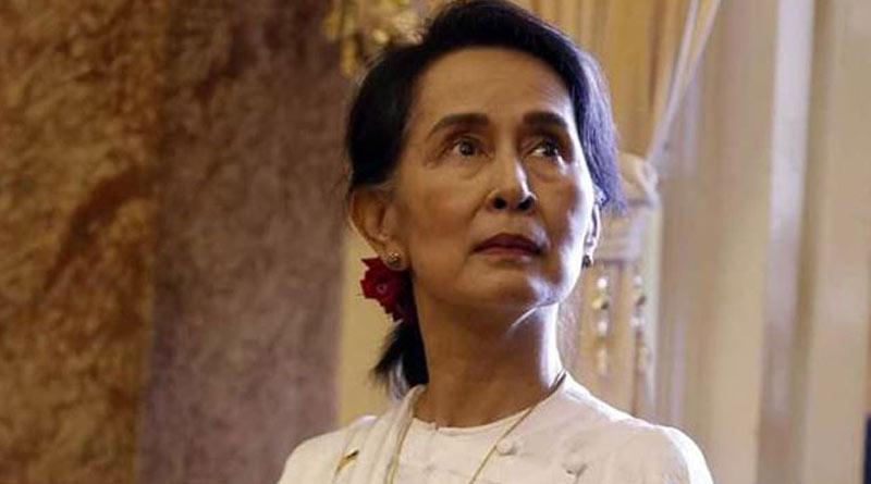 Aung San Suu Kyi guilty of electoral fraud and sentenced her to three years in jail। Sangbad Pratidin