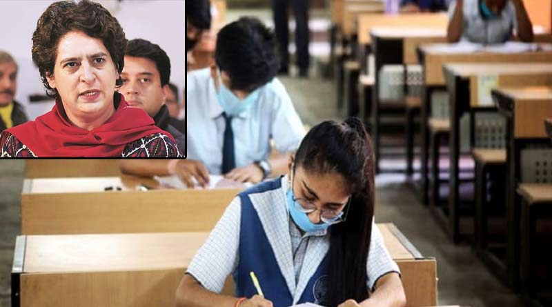 Priyanka Gandhi Vadra writes to education minister Ramesh Pokhriyal to cancel CBSE board exams | Sangbad Pratidin