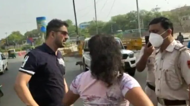 ‘স্বামীকে প্রকাশ্যে চুমু খাব, পারলে আটকান!’ দিনেদুপুরে পুলিশকে ‘হুমকি’ মহিলার