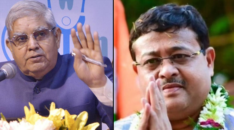 TMC MP Dibyendu Adhikari writes letter to Governor Jagdeep Dhankhar appealing to take steps at this COVID situation | Sangbad Pratidin