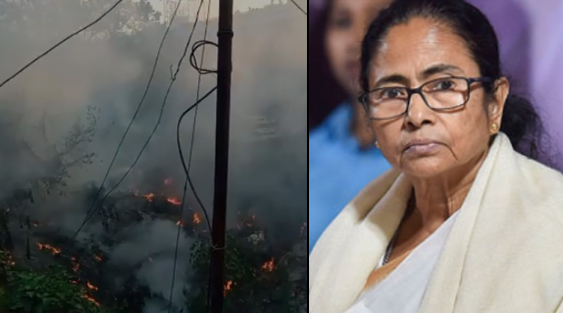 Massive fire broke out in Baguiati on monday| Sangbad Pratidin
