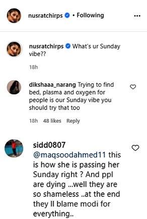 Nusrat Jahan trolled for posting picture in Instagram 