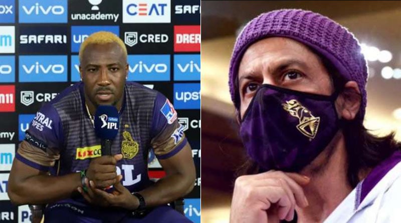 Andre Russell reacts to Shah Rukh Khan's 'apology' tweet after KKR's 10-run loss to MI in IPL 2021 | Sangbad Pratidin