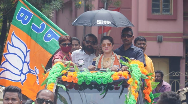 WB Assembly Polls 2021 : BJP candidate of Behala Paschim Srabanti Chatterjee filed a case in ECI against TMC | Sangbad Pratidin