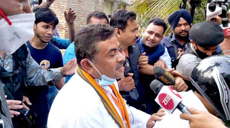 West Bengal Assembly Election: Suvendu Adhikari casts his vote in Nandigram | Sangbad Pratidin