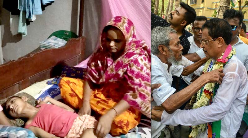 WB Assenbly Polls: A Family came to TMC candidate Tapas Chatterjee for their girl's treatment | Sangbad Pratidin