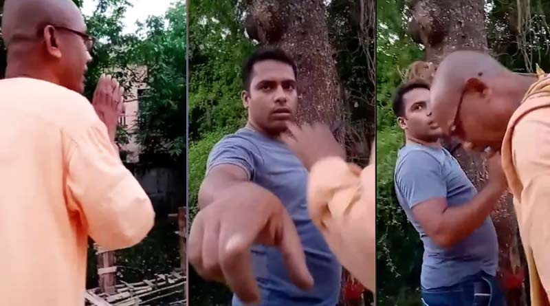 অবৈধ নির্মাণের প্রতিবাদ করায় নিগৃহীত রামকৃষ্ণ মিশনের স্বামীজি, ভাইরাল ভিডিও